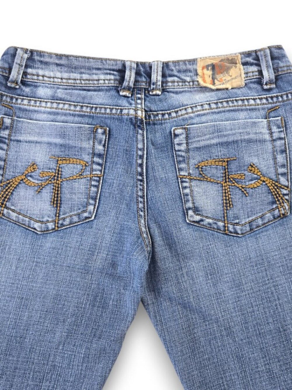 Chip & Pepper Jeans SIZE 5 Women-Junior Low Rise Flare  W28 L31 Y2K Medium Wash - Picture 12 of 16